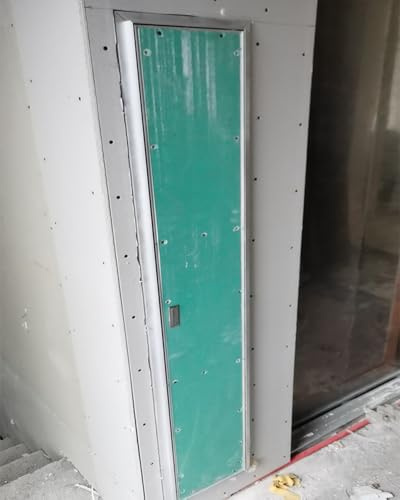 Revisionsklappe Trockenbau Gipskarton-Revisionsklappe Schmal 12 14 16 Zoll, Trockenbau-/ Wand-Revisionsklappe für Sanitärinstallationen, Revisionsklappe mit Griff 60 80 100 115 120 Cm Höhe(14x45in/35x