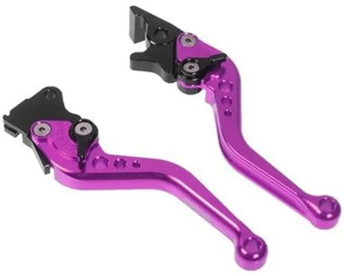 HPZPRPCEW Per Y&amaha ECC Leva A Tamburo Universale per Freno A Frizione per Moto(Viola)