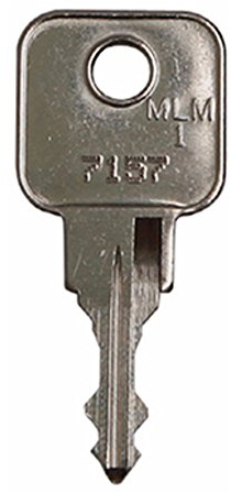 MLM EuroLocks BISLEY L&F Ersatzschlüssel - Schließung 07001 bis 07499 - Nachschlüssel - Zusatzschlüssel - u.a. für Hebelzylinder,Möbelschlösser,Möbelzylinder,Schrankschlösser - Schließung 07001