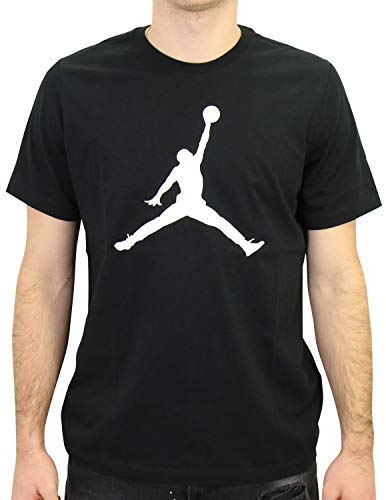 Nike Herren Jumpman Crew T-Shirt, Black/White, XL EU