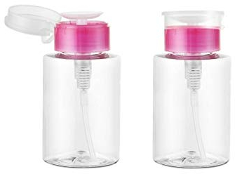 Vektenxi Distributeurs De Dissolvant Vernis À Ongles 60 Ml, Bouteille Pompe En Plastique Vide, Pratique Et Populaire , As Shown