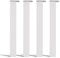 [HLC] 4 x Single Pin Table Legs - Modern Box Design - Desk/Dining Table [28/71cm,White]