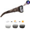 OhO 4K Pro H.265 Hunting Sunglasses, Water Resistance, Sports Action Camera with 128GB Built-in Memory and Transitional Polarized UV400 Protection Lens