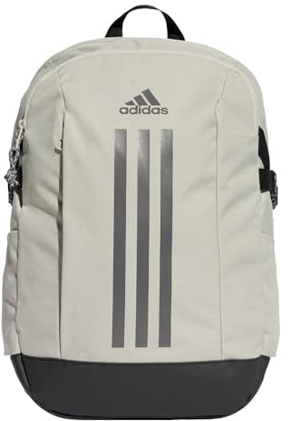 adidas Unisex Power Backpack, Putty Grey/Charcoal, One size
