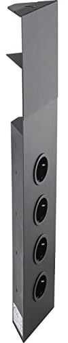 Caressi Steckdose 11 5x46x5 8 cm Schwarz