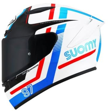 Suomy Track-1 Ninety Seven 2023 Helm, weiß/rot/blau, XL (61/62)