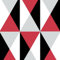 Geometric Diamond Wallpaper Red Black Grey White Contemporary Modern Triangles