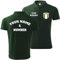lepni.me Mens Ireland Football Golf or Rugby Polo Shirt with Your Custom Name Number | Irish Flag Badge Personalised Top | Championship 2024 (M Dark Green Multi Color)