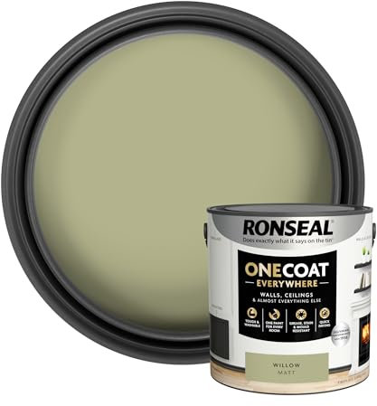 Ronseal One Coat Everywhere Matt Paint 2.5L Willow