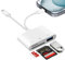 [Apple MFi Certified] Lecteur Carte SD pour iPhone, Lightning USB C Adaptateur Carte SD pour SD/Micro SD/USB, Adaptateur SD pour iPhone 16/15, iPad, MacBook, Galaxy S24/S23, Huawei, Xiaomi, Caméra