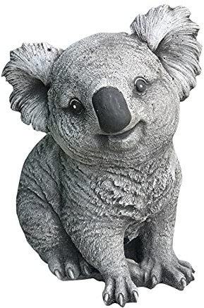 PUFAHAU Gartenskulpturen, Tier-Gartenstatue aus Kunstharz, Koalabär, Skulptur für draußen, Ornamente, Dekoration, lustige Skulptur für draußen, Figuren für drinnen und draußen