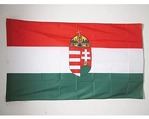 AZ FLAG - Kingdom of Hungary 1920-1946 Flag - 2x3 Ft - the Regency Banner with Sleeve - 100% Polyester - Fade Resistant - Vivid Colors - 2' x 3' Feet - 90x60 Cm