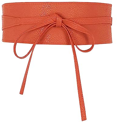Gloop Damen Mädchen Breiter Taillengürtel Hüftgürtel Bindegürtel Wickelgürtel Kleid Klassisch Schnüren