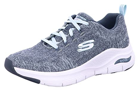 Skechers Damen Arch FIT-Comfy Wave Sneaker, graugrün, 37 EU