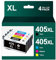 405XL Tinte Kompatibel für Epson 405XL Druckerpatronen für Epson Workforce Pro WF-3820DWF WF-3825DWF WF-4820DWF WF-4825DWF WF-4830DTWF WF-7830DTWF WF-7835DTWF WF-7840DTWF