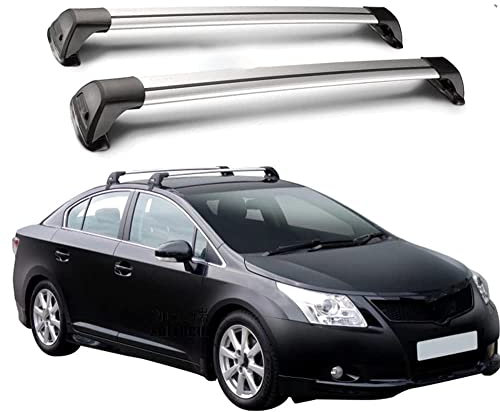 Kreuzschienen Dachträger, für Toyota Avensis Estate T27 2009-2019 Auto Aluminium Dachträger Lastenträger Dachgepäckträger