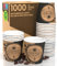 1000 Bicchierini in Carta da caffè 65ml PubBeigeCUP - Bicchieri Ecologici Biodegradabili Monouso Piccoli Asporto Bevande Calde