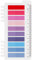 Haftnotizen in Ordinate 200 Stück Transparente Klebezettel, Haftstreifen, Haftmarker, selbstklebend, für Büro, Schule und Markierungen - Praktische Klebemarkierungen und Tabs (C-200 Stück Lavender)