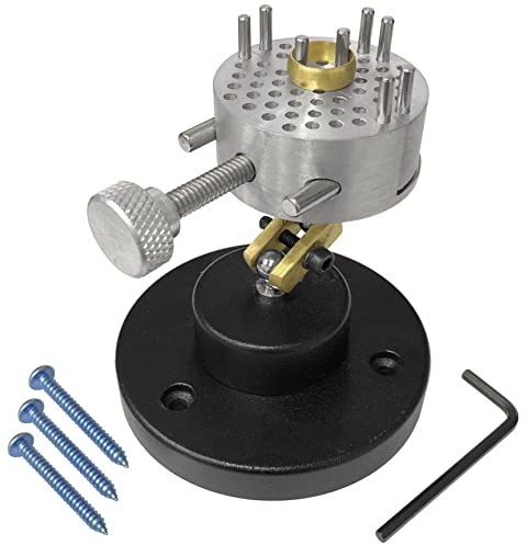 Stahl Werkshalter Klemme Basis Werkzeug Schraubstock Graver Peg CLAMP Juwelier Handwerk Uhr