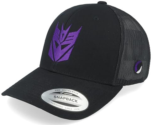 Hatstore Decepticons Logo Black Trucker Cap - Grösse: One Size - (55-60 cm)