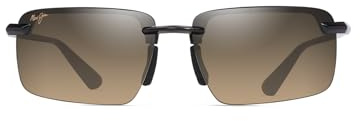 Maui Jim Unisex Sunglasses, hcl laulima Shiny Dark ha, 5