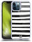 Head Case Designs Streifen Schwarz-Weiss Muster Doodle Softgelhülle Kompatibel Mit Apple iPhone 12 Pro Max Und Kompatibel Mit Magsafe Zubehör