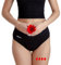 Relixa Periodenunterschwäsche Starke Blutung Periodenslip Perioden Unterhosen Damen und Mädchen Menstruationsunterwäsche Period Underwear – Modell Hipsters, Hipster, 1 schwarz, XL