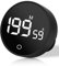 Birshe Minuterie de Cuisine Minuteur Numérique Minuteur Visuel Magnétique Cuisson Classe Formation, Minuterie Aimanté Numérique Affichage LCD (F5 Black)