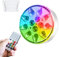 KQWVZ Lumière LED Submersible, Lumiere Piscine L'eau Ip68 étanche 16 RGB Couleurs, Lumiere Piscine Etanche Avec Télécommande, Lumiere Piscine Rechargeable Pour Piscine, Fontaine, étang, Aquarium