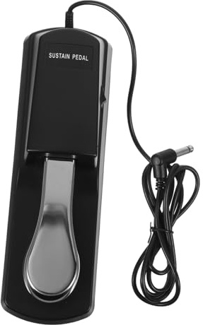 Cabilock Halte Fußpedal für Elektronische Keyboards mit Legierungsmaterial Rutschfester Pad und Klassischem Stil Geeignet für Klavier und Synthesizer Einsatz