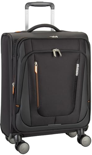American Tourister Trolley Wanderlite Spinner Exp. TSA Shadow Black schwarz 56cm