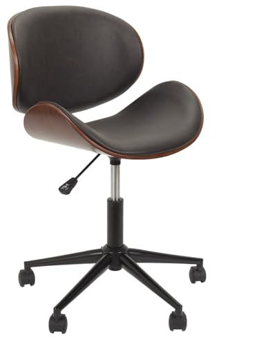 Home Deco Fatory - Hd6601 - Chaise À roulettes Reno Mobilier Assise Chaise de Bureau Travail Confort
