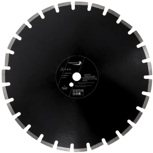 PRODIAMANT Diamantscheibe 450 mm x 25,4 mm Abrasiv für Straßen, Asphalt, Estrich, Leichtbeton, frischer Beton, Sandstein und Schamott