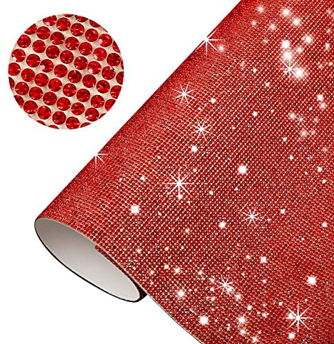 iSpchen Bling Strass Blatt Glitzer Basteln Kristall Aufkleber Glitzersteine selbstklebend Strasssteine Edelstein Blätter DIY Diamant Sticker für Auto Handy Bastel Dekoration