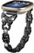 Gimuk Armbänder Kompatibel mit Fitbit Versa 4/Sense 2 Armband für Frauen, Metall Edelstahl Armband Einstellbar Bling Diamant Ersatzband Band Armband für Fitbit Versa 3/Sense, Small / Large, Metall