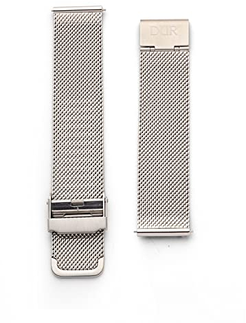 DUR Uhren Armband für die Uhren Kompass oder „Küste“, Wechsel-Armband aus Mesh Edelstahl