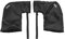Natudeco Fahrrad-Lenker-Handschuhe, Wasserdichter Fahrrad-Lenker-Handschutz, Für Winter-Pendler-Radfahren, Schwarz, Unisex, Einheitsgröße