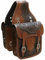 WILD RACE Western-Satteltasche aus Pferdeleder, strapazierfähig, für traditionelle Trail-Fahrten | Satteltasche | Pferdesatteltasche | Western-Satteltasche | Ledersatteltaschen für Pferde (STYLE-09)