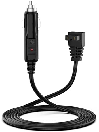 12V-24V Kühlbox KFZ Ersatzkabel, Auto Ladegerät für Waeco CF-18,Kühlbox Dometic, Alpicool ARB ICECO Auto Kühlschrank Kabel Bodega Verlängerungskabel CDF-18 Kompressor-Kühlbox KFZ Steckdose