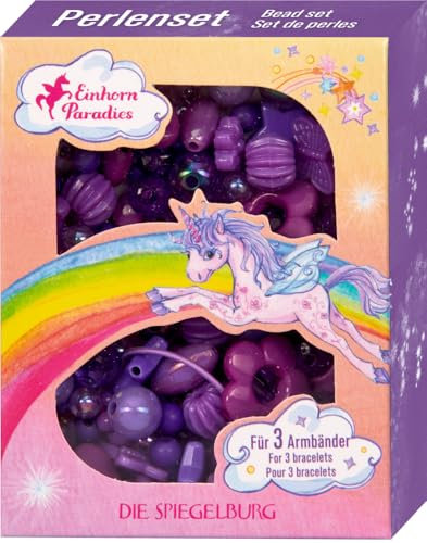 Die Spiegelburg - Perlenset Lila - Einhorn-Paradies
