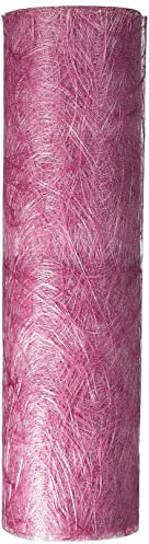 Sizoweb Tischband - 25 Meter Rolle + 100 Deko Herzen Gratis (30cm Breite, in Erika)