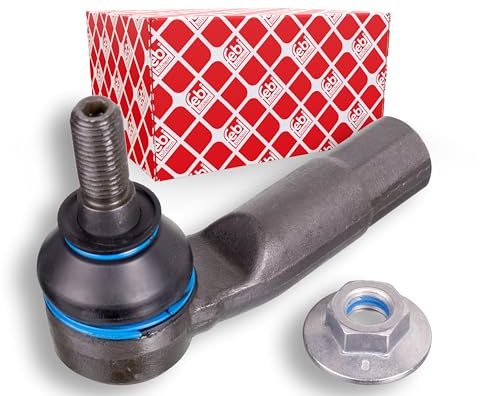 febi bilstein 101410 Spurstangenendstück mit Sicherungsmutter, 1 Stück | Kompatibel mit: VW CC B7, PASSAT ALLTRACK B7, PASSAT B6, PASSAT B6 Variant, PASSAT B7, PASSAT B7 Variant, PASSAT CC B6