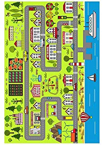 Mani Textile Tapis Enfant Circuit de Voiture