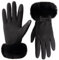 Vagasi Handschuhe Damen Winter Thermo Handschuhe Damen Touchscreen Gloves Warme Winddichte Winterhandschuhe für Geschenk Skifahren Radfahren
