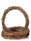 3 coronas de ratán natural de 9.84 pulgadas, corona de ramas de vid, corona de ratán, guirnalda de decoración para festivales, coronas y decoraciones de boda