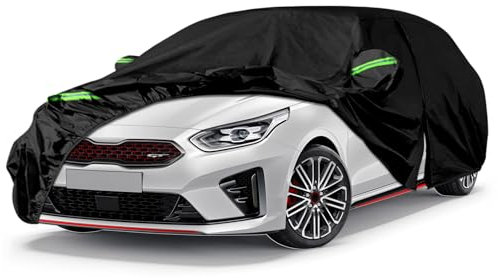 JUDANNA Autoabdeckung Wasserdicht Ersatz für 2006-2025 Kia Ceed Xceed, Vollgarage Autoplane Outdoor, Auto Ganzgarage Abdeckplane Winter Sommer Allwetter Abdeckung für Regen Sonne Staub Schnee Schutz