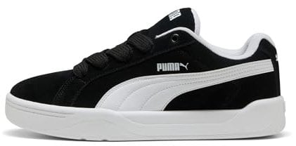 PUMA Unisex Park Lifestyle Easy SD Sneaker, Black White, 36 EU