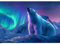 Puzzle 1000 Pieces Jigsaw Puzzles for Adults Aurora and Polar Bear Jigsaw Puzzle Gift for Children - 20x28 Inches
