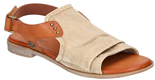 MUSTANG Damen Sandalen Jeansbeige EU 45