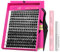 VEYESBEAUTY Wimpern Extensions 3D-Schichtwimpern Set Cluster Wimpern DIY Wimpernverlängerung Falsche Wimpern Lash Bond And Seal(Xtreme, 10-18mm)